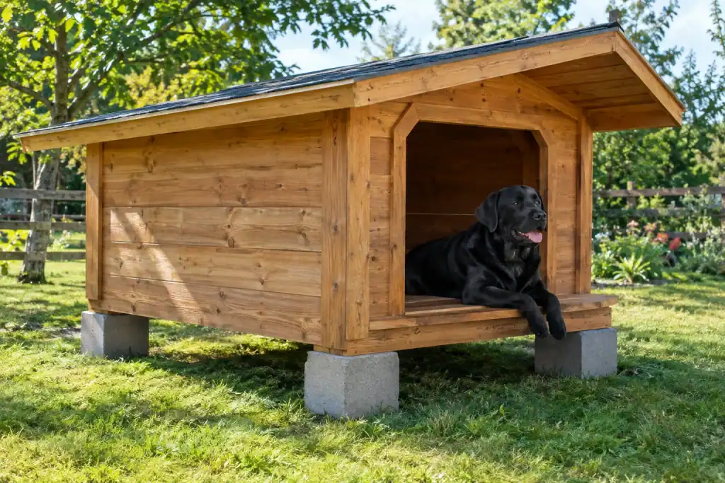 insulated dog house plan for cold weather